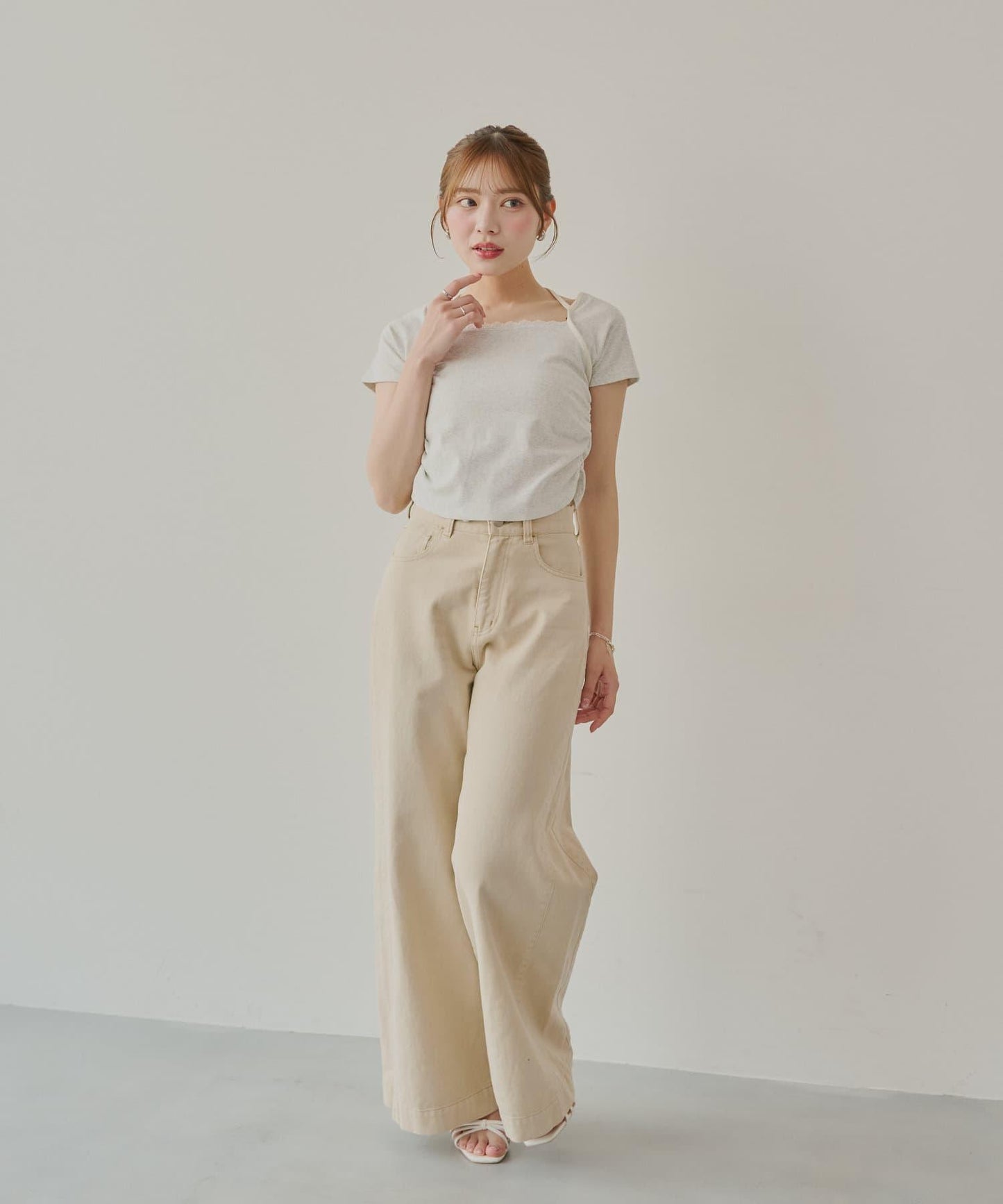 層疊設計法式T-shirt