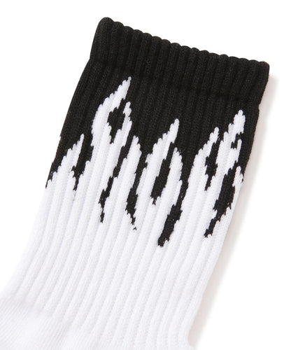 直營限定/HIGT-SOCKS F《LAM》E/火焰 高筒襪