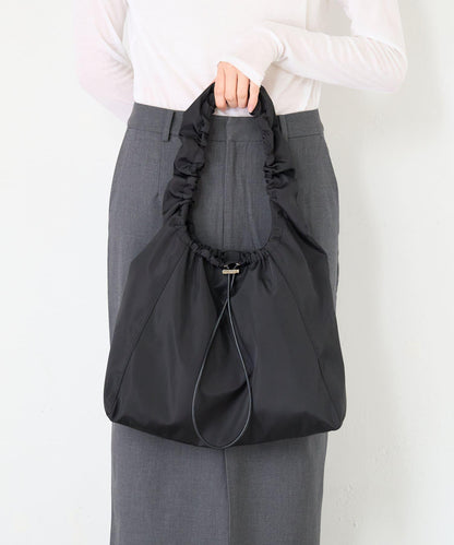 防水尼龍褶皺手提包