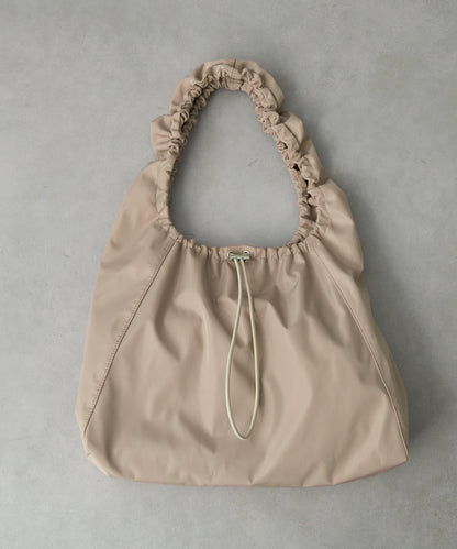 防水尼龍褶皺手提包