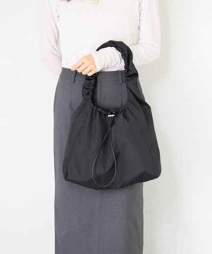 防水尼龍褶皺手提包