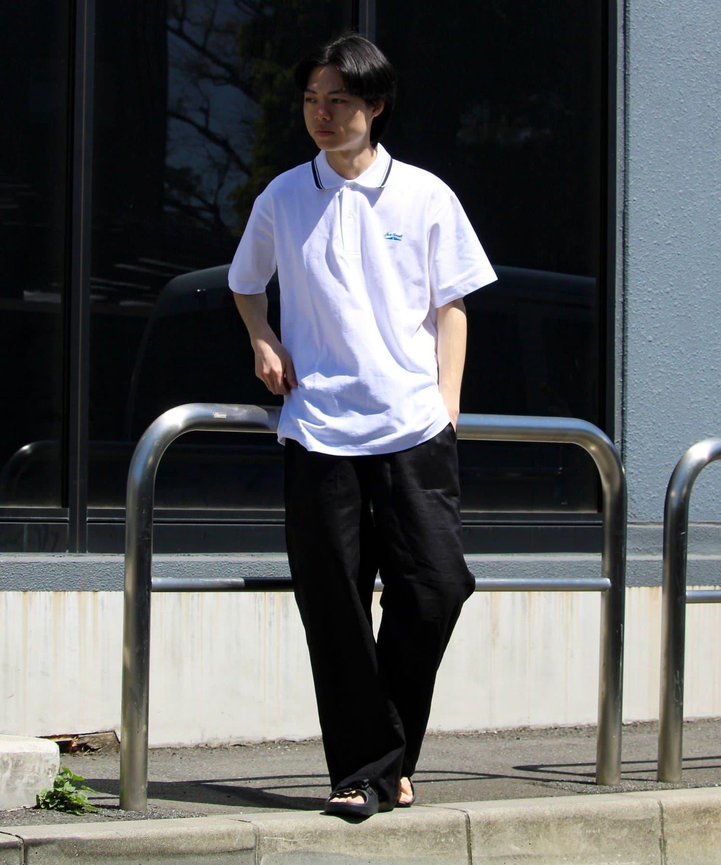 【Jack Purcell】鹿紋 立領短袖襯衫 單點