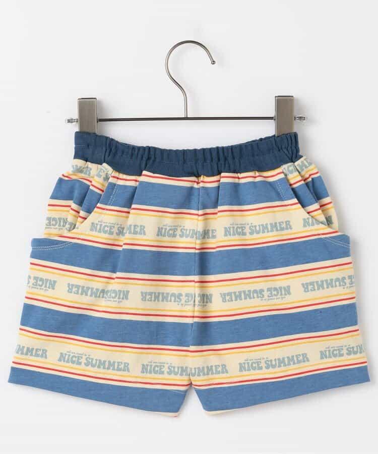 【連衣裙】夏季熱愛Logo條紋半褲