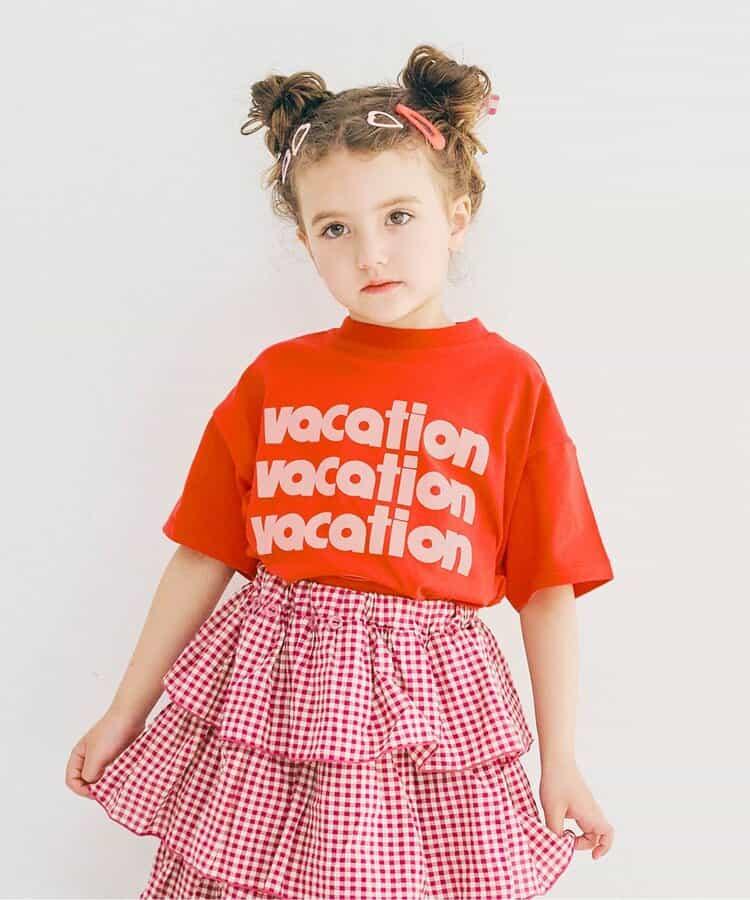 We love VACATION2款簡約logo印花T恤