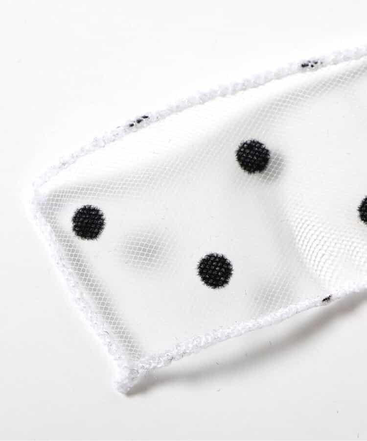 絲絨點綴蝴蝶結髮圈