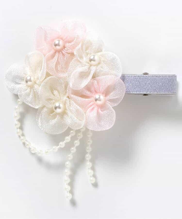繡球花髮夾