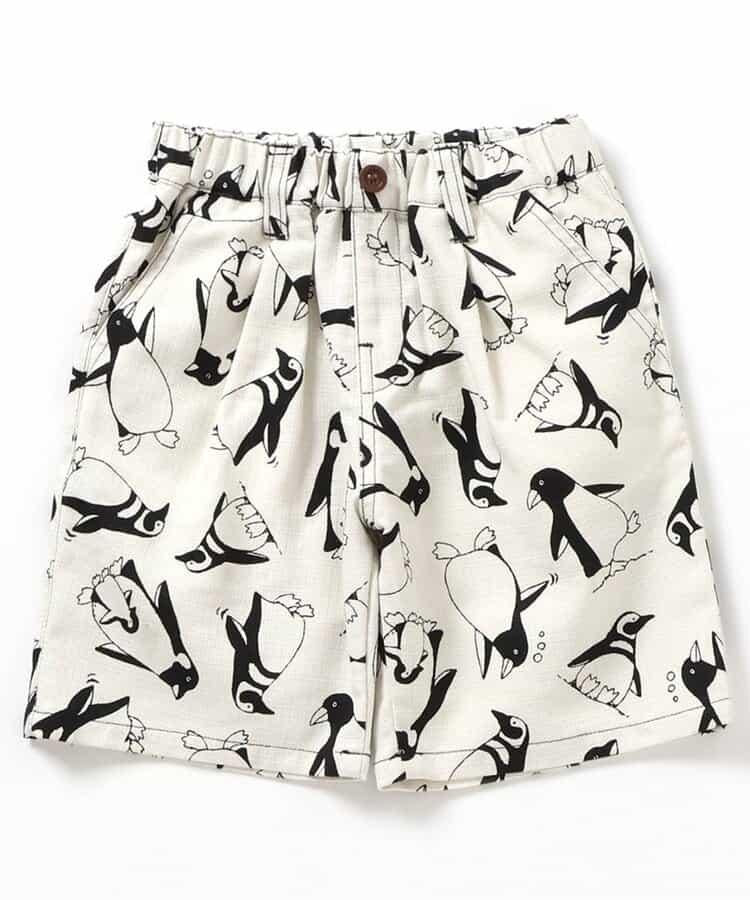夏季印花螺旋槳褲