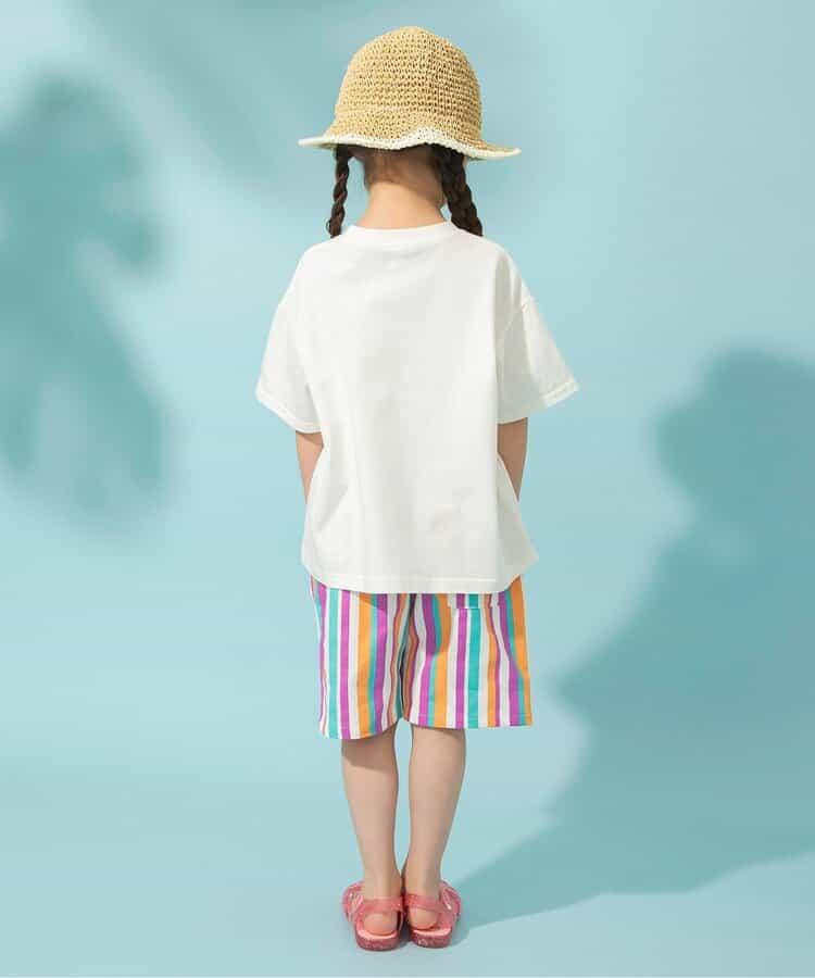 夏季印花螺旋槳褲