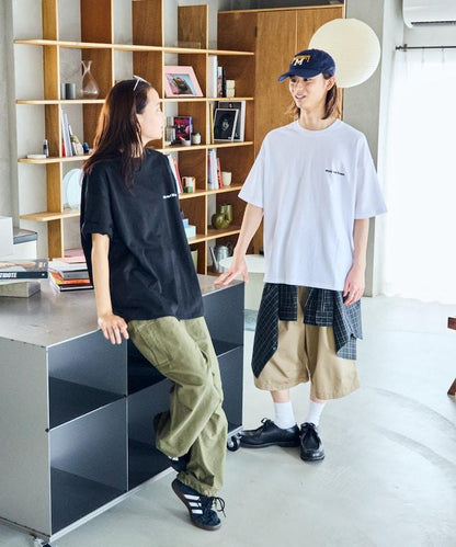 PK×FREAK'S STORE 聯名 大尺寸 後背印花 T恤 / 情侶