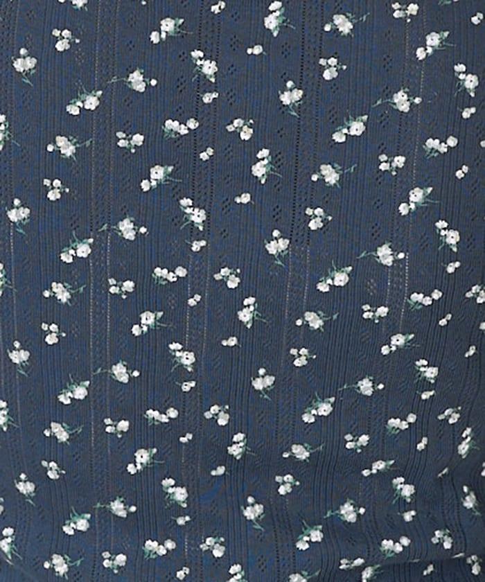 花紋針刺織物亨利T恤