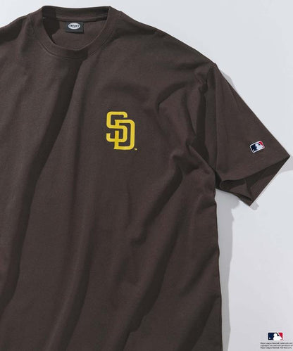 MLB/美國職業棒球 聯名 大尺寸 後背印花 圓領T恤/HANAFUDA