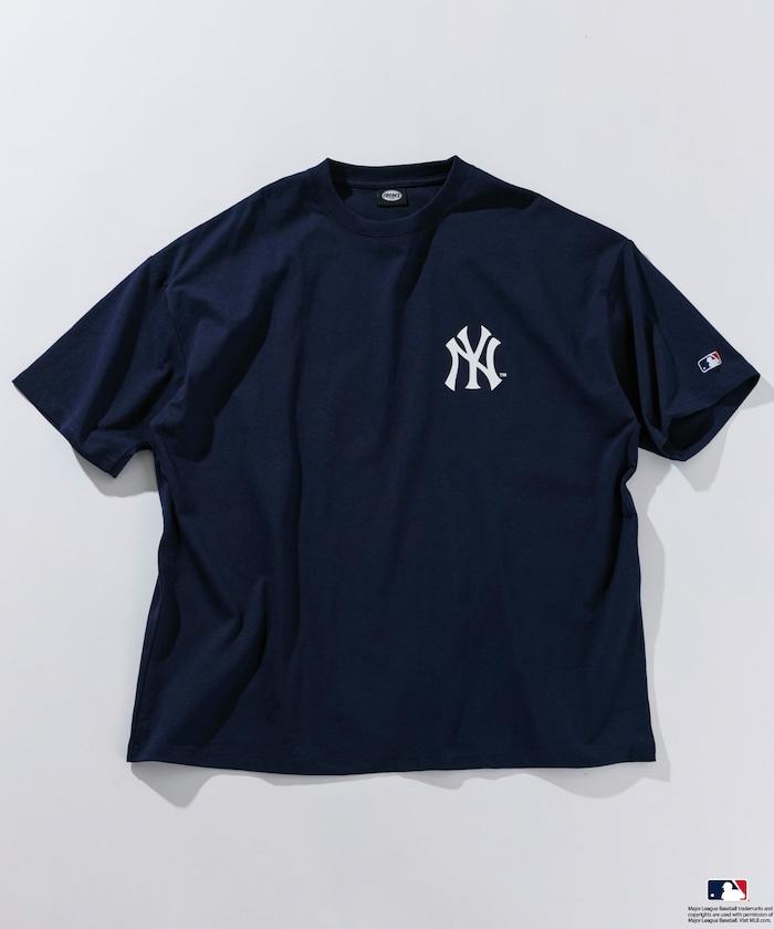 MLB/美國職業棒球 聯名 大尺寸 後背印花 圓領T恤/HANAFUDA
