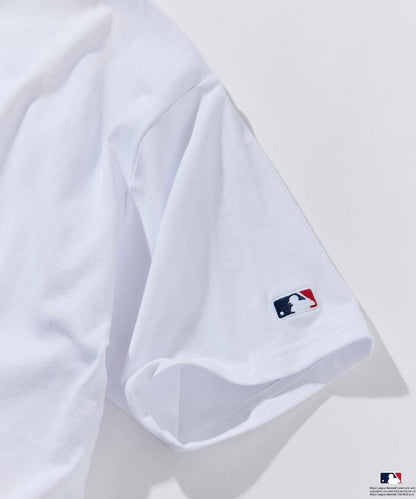 MLB/美國職業棒球 聯名 大尺寸 後背印花 圓領T恤/HANAFUDA