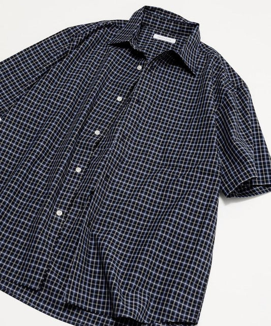 舒適版 打字機款 常規顏色 短袖 格子襯衫