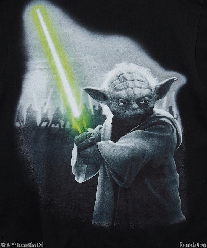 星球大戰 EP2 尤達 四分之四 T 恤