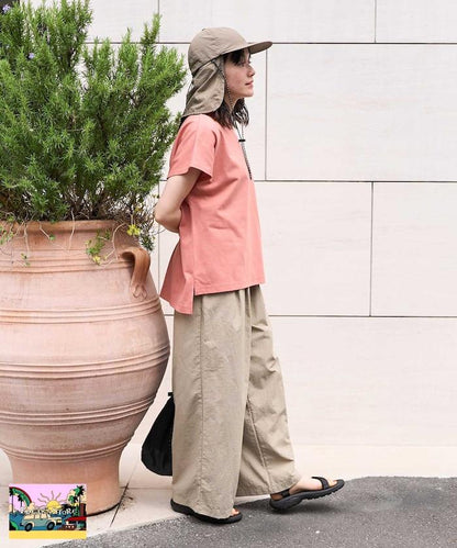 【海灘&節日】速幹・防紫外線T恤 防水褲 套裝