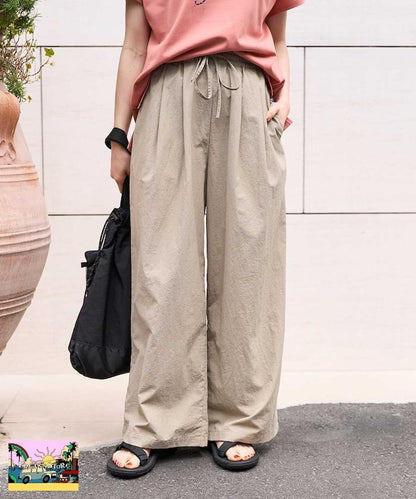 【海灘&節日】速幹・防紫外線T恤 防水褲 套裝