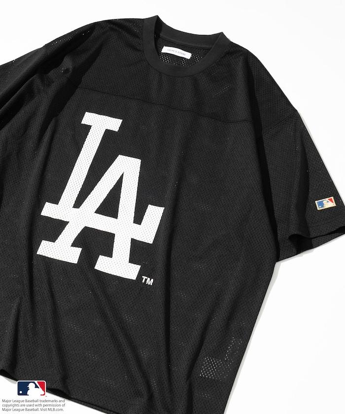 MLB Major League Baseball 網眼 半袖 圓領T恤
