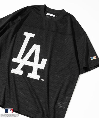 MLB Major League Baseball 網眼 半袖 圓領T恤