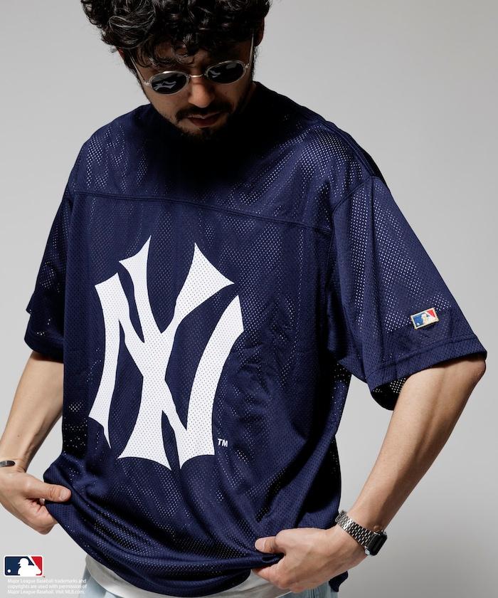 MLB Major League Baseball 網眼 半袖 圓領T恤