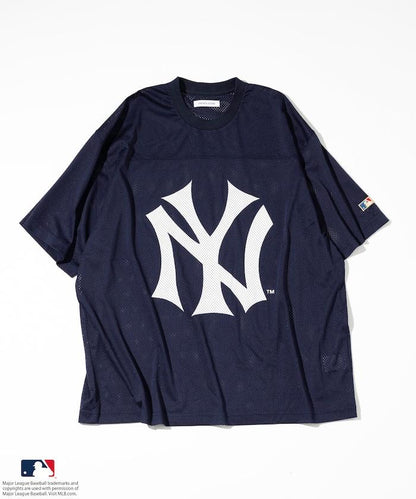 MLB Major League Baseball 網眼 半袖 圓領T恤