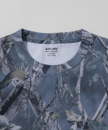 《AIR》DRY 高功能材料 7.7盎司 大尺寸 圓領口袋T恤 樹木迷彩/吸溼速幹/遮熱性UV
