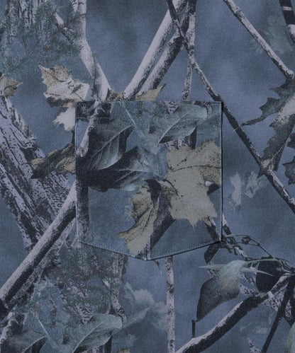 《AIR》DRY 高功能材料 7.7盎司 大尺寸 圓領口袋T恤 樹木迷彩/吸溼速幹/遮熱性UV