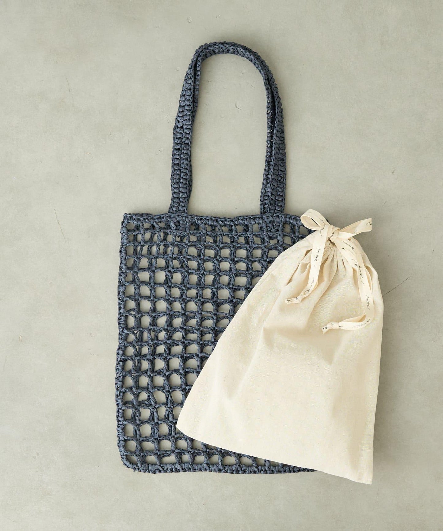 紙質手編網眼扁平包