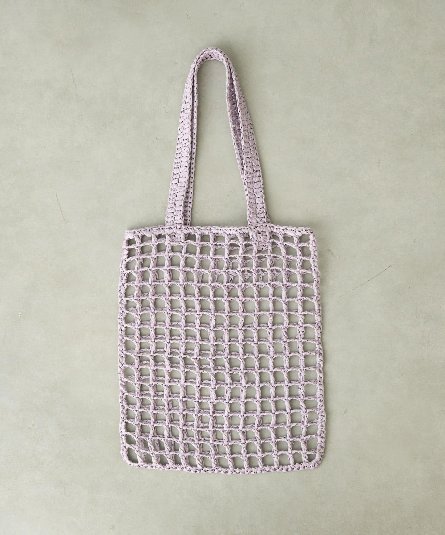 紙質手編網眼扁平包