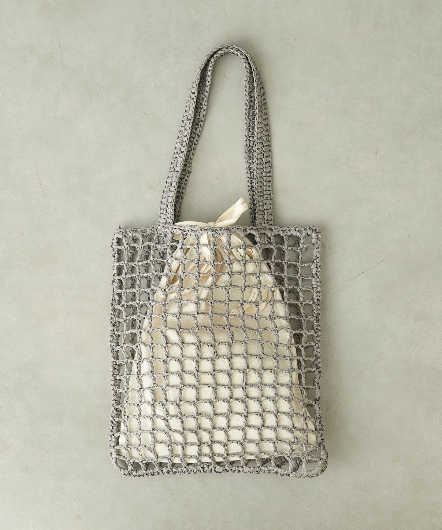 紙質手編網眼扁平包