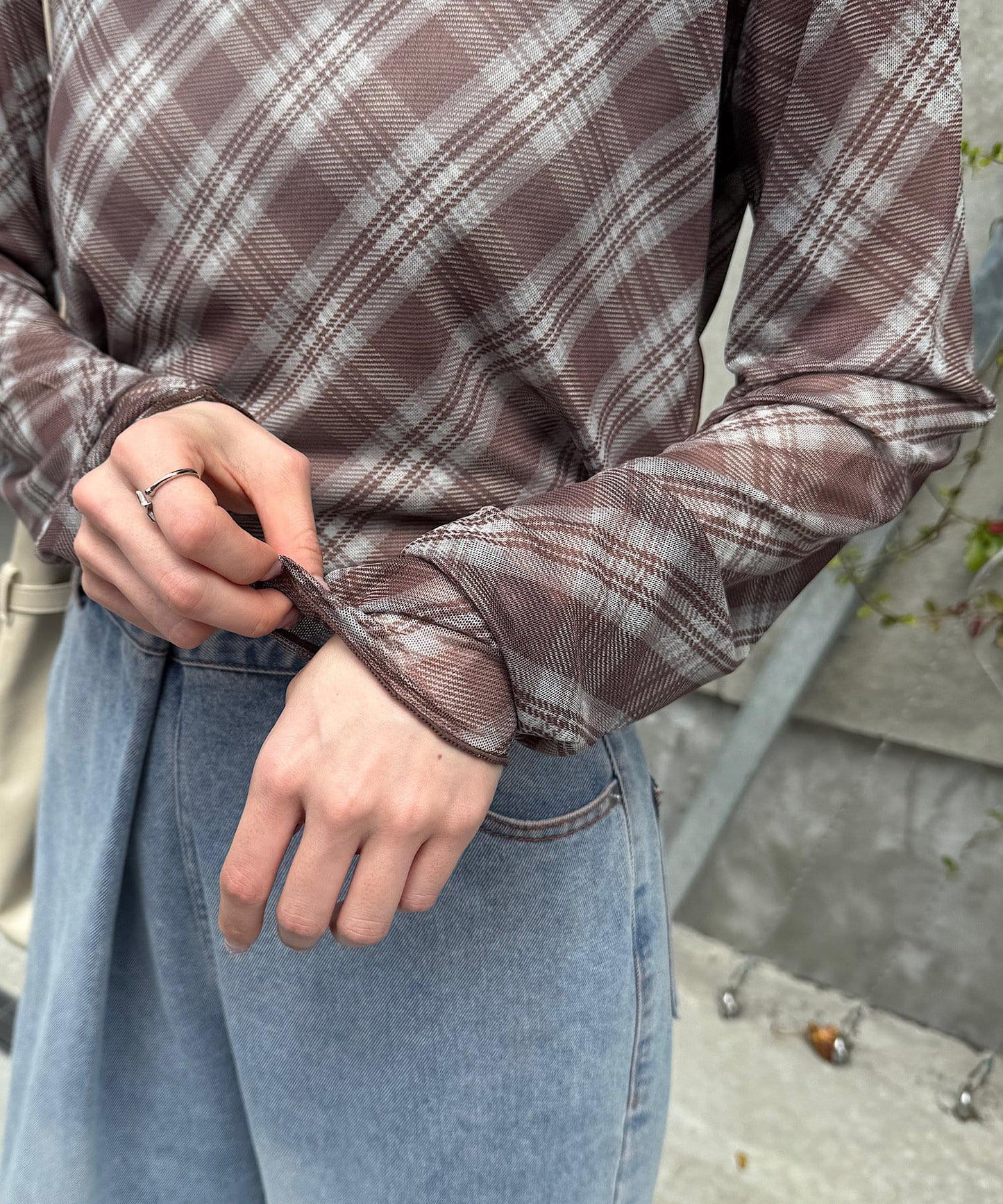 斜紋拉鍊套頭衫