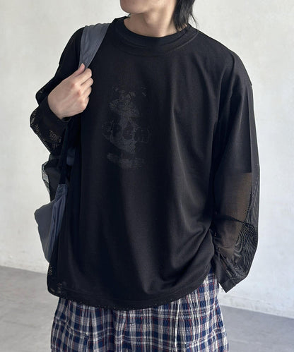 網眼短袖T-shirt