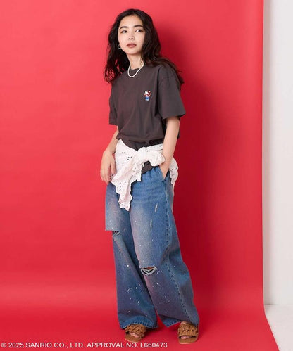 三麗鷗 'HELLO KITTY' 背面印花T恤