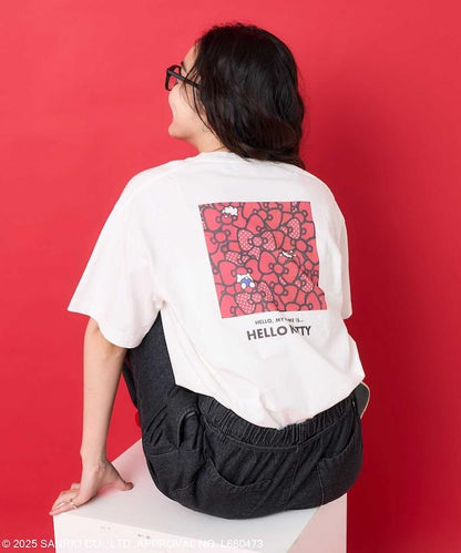 三麗鷗 'HELLO KITTY' 背面印花T恤