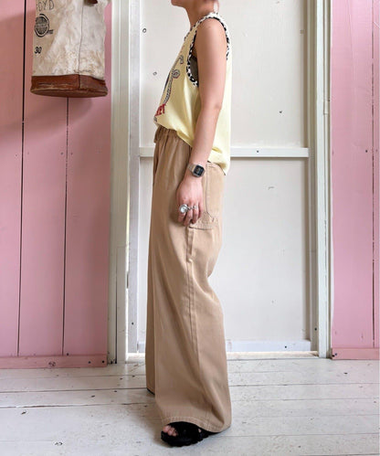 【HELLO.SANFRANCISCO】混搭豹紋拼接細管背心