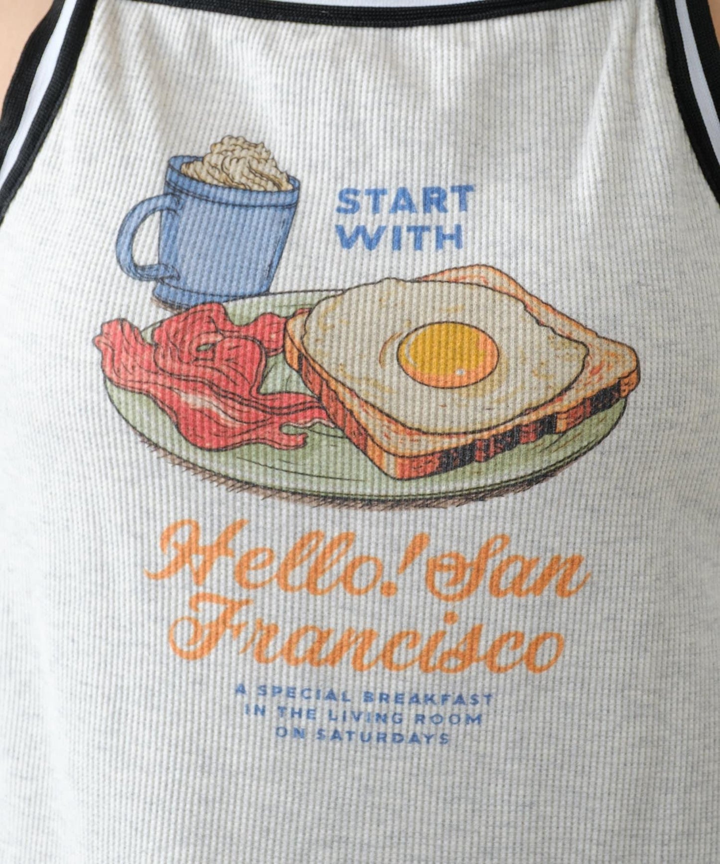【HELLO.SANFRANCISCO】帶線帶杯背心