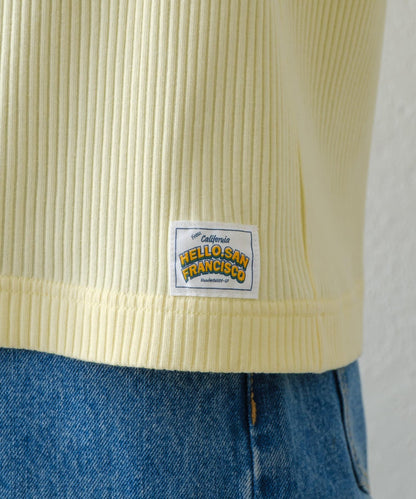 【HELLO.SANFRANCISCO】混搭豹紋拼接細管背心