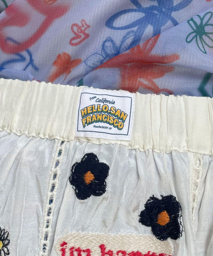 5/1（星期四）10:00開始【HELLO.SANFRANCISCO/你好，舊金山】印度原刺繡卷邊裙