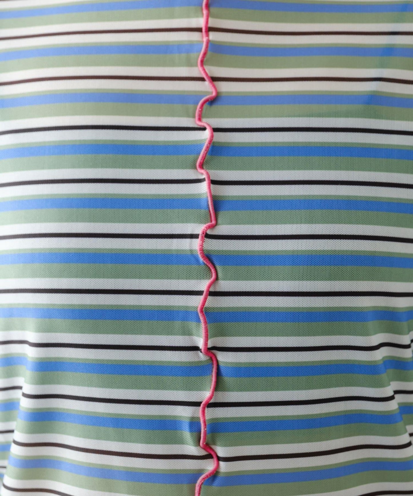 【HELLO.SANFRANCISCO】多色條紋露肩上衣