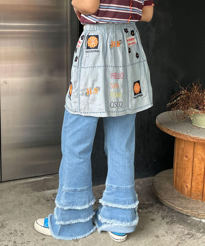 5/1（星期四）10:00開始【HELLO.SANFRANCISCO/你好，舊金山】印度原刺繡卷邊裙