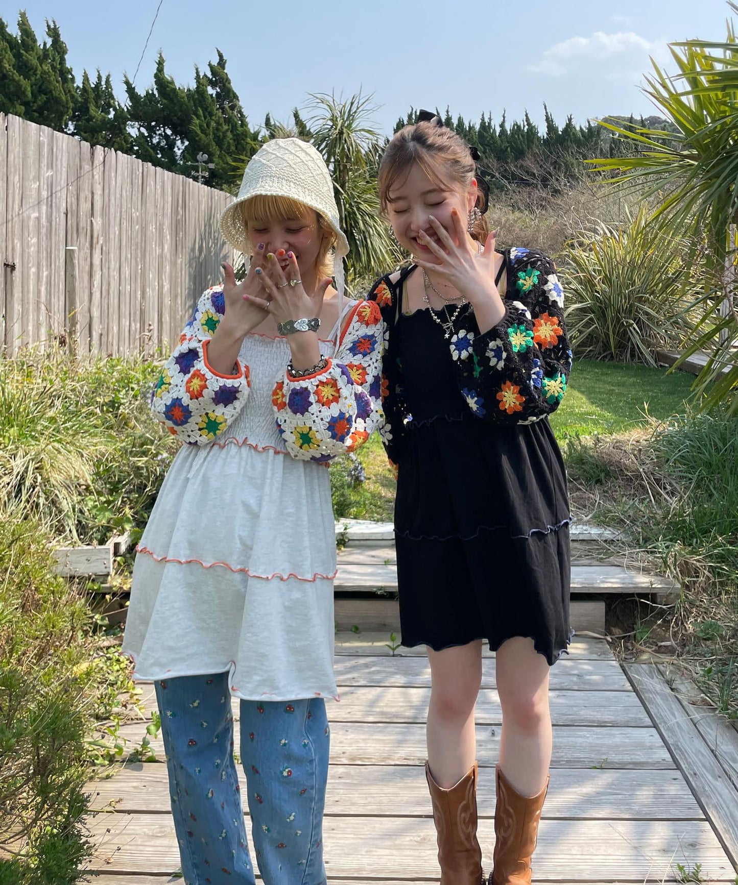 5/1(星期四)10:00～開始【HELLO.SANFRANCISCO/你好，舊金山】鉤花短外套連衣裙