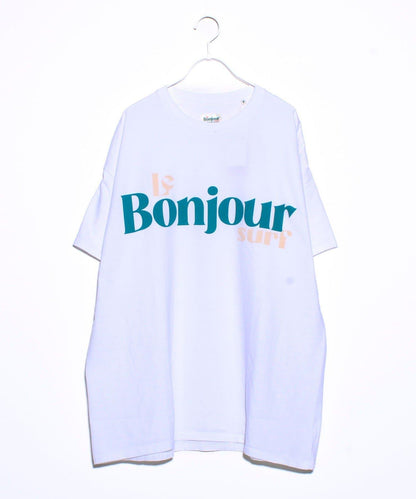 【Le Bonjour surf／波日問候衝浪】logo印花T恤