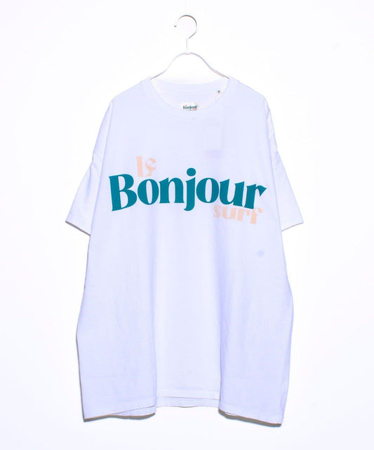 【Le Bonjour surf／波日問候衝浪】logo印花T恤