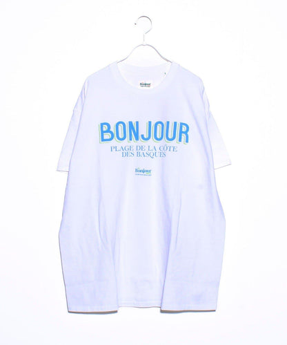 【Le Bonjour surf／波日問候衝浪】logo印花T恤