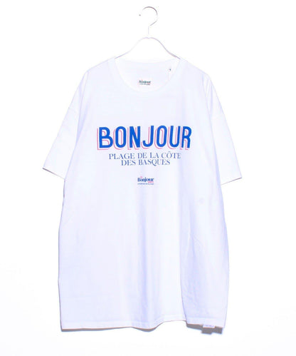 【Le Bonjour surf／波日問候衝浪】logo印花T恤