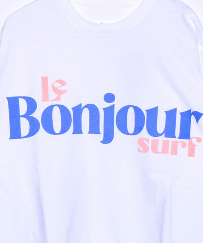【Le Bonjour surf／波日問候衝浪】logo印花T恤