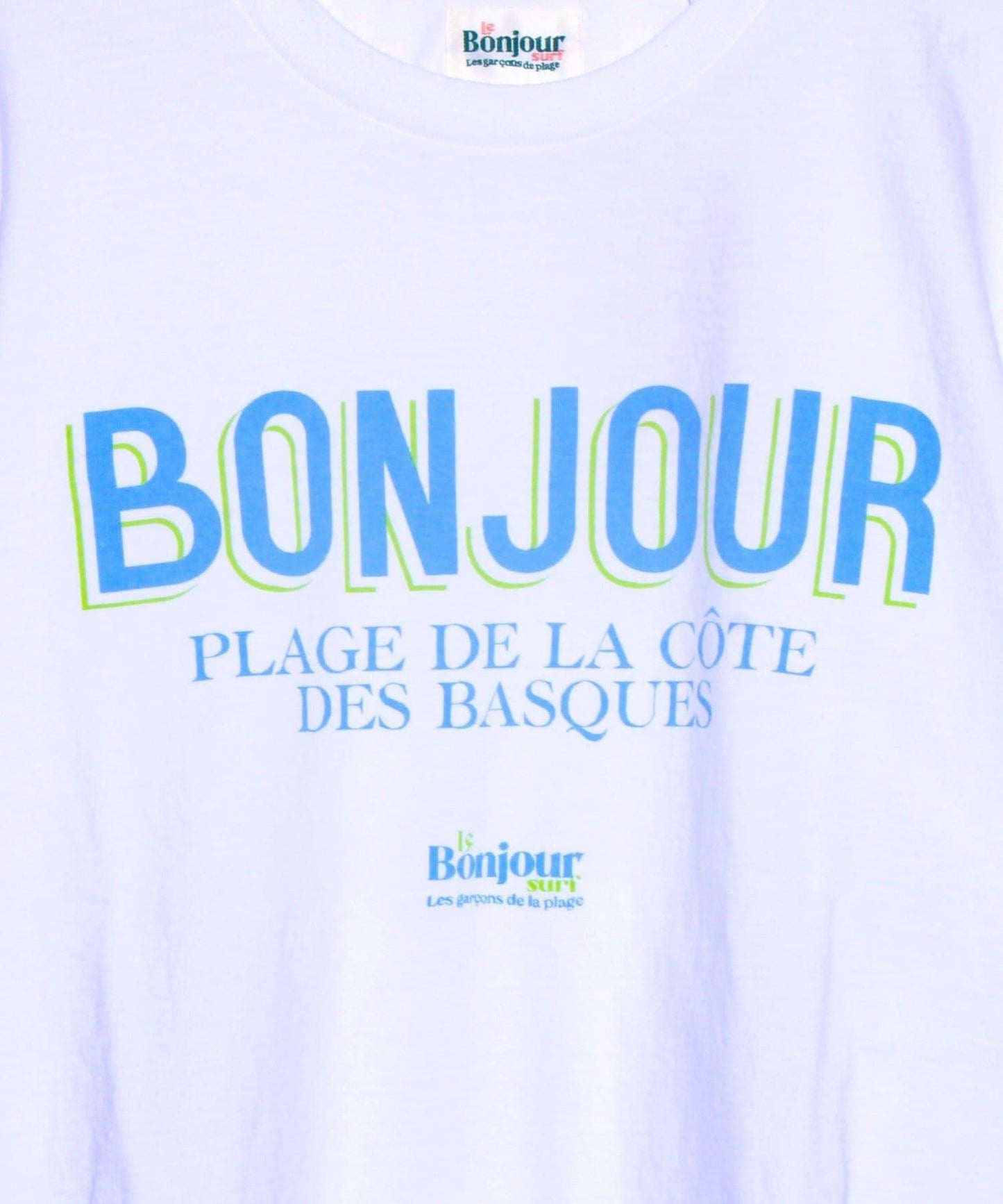 【Le Bonjour surf／波日問候衝浪】logo印花T恤