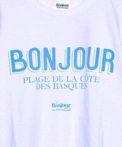 【Le Bonjour surf／波日問候衝浪】logo印花T恤