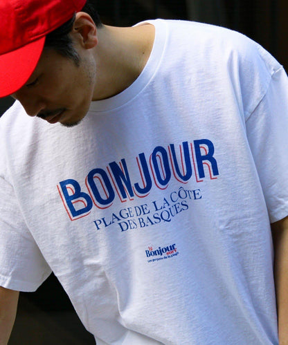 【Le Bonjour surf／波日問候衝浪】logo印花T恤
