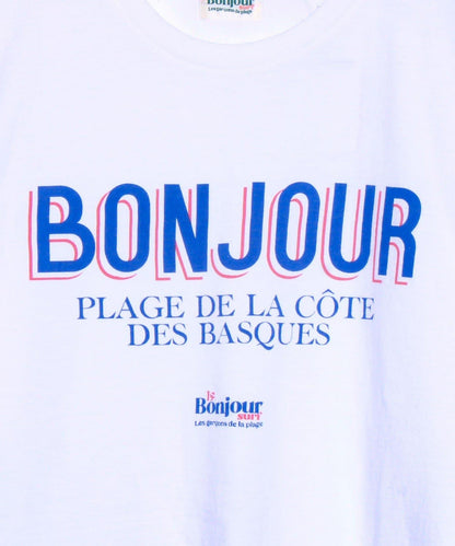 【Le Bonjour surf／波日問候衝浪】logo印花T恤